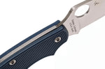 Couteau pliant Spyderco UK Penknife C94PDBL manche en nylon/fibre de verre bleu foncé 10cm