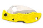 Couteau pliant Spyderco Ladybug 3 LYLS3HB Hawkbill manche en nylon/fibre de verre jaune 6,2cm