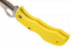 Couteau pliant Spyderco Manbug Salt MYLS manche en nylon/fibres de verre jaune 6,4cm