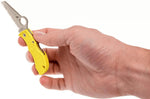 Couteau pliant Spyderco Manbug Salt MYLS manche en nylon/fibres de verre jaune 6,4cm