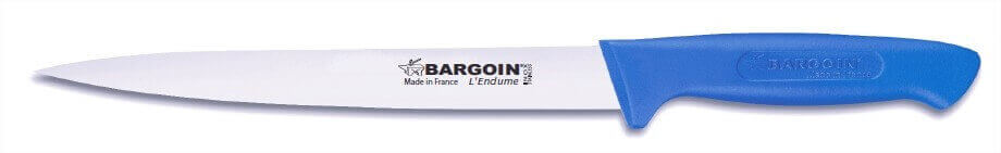 Couteau filet de sole BARGOIN 20cm manche bleu