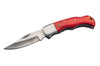 Couteau pliant Herbertz 593808 manche pakkawood rouge et rivets laiton 8cm