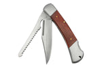 Couteau pliant multifonction Herbertz 214313 manche pakkawood marron 8cm