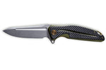 Couteau pliant CIVIVI Statera C901B manche en G10/fibre de carbone vert et noir 11,7cm