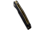 Couteau pliant CIVIVI Statera C901C manche en G10/fibre de carbone tout noir 11,7cm