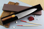 Couteau de chef japonais artisanal Yoshimi Kato AS Nashiji 24cm