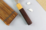 Couteau ko-bunka japonais artisanal Yoshimi Kato AS Nashiji 13,5cm