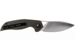 Couteau pliant CIVIVI Anthropos C903A manche en G10/fibre de carbone orange et noir 10,6cm