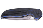 Couteau pliant CIVIVI Anthropos C903B manche en G10/fibre de carbone bleu et noir 10,6cm