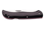 Couteau pliant Herbertz 56391 manche pakkawood noir et fibres de verre rouge - S