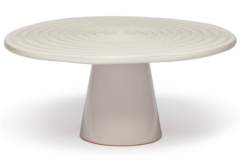 Plateau de présentation 25cm Dutch Deluxes en céramique blanche