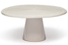 Plateau de présentation 25cm Dutch Deluxes en céramique blanche