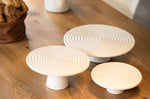 Plateau de présentation 25cm Dutch Deluxes en céramique blanche