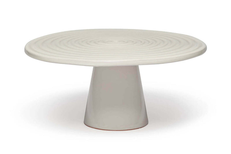 Plateau de présentation ø20cm Dutch Deluxes en céramique blanche