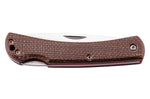 Couteau pliant Herbertz 56401 manche micarta motifs tissés - S