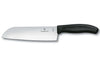 Couteau santoku Victorinox SwissClassic 17cm noir sur carte