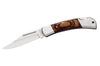 Couteau pliant Herbertz 223310 manche pakkawood marron foncé double mitre 9,5cm
