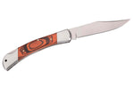 Couteau pliant Herbertz 223312 manche pakkawood marron clair avec double mitre 12,5cm