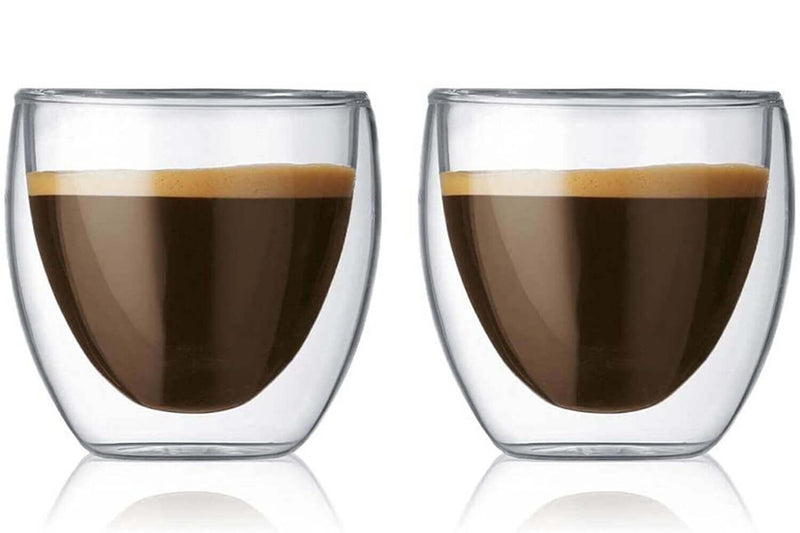 Set 2 verres Bodum Pavina 8cl double paroi