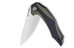 Couteau pliant CIVIVI Plethiros en G10/fibre de carbone 11,2cm - Olive