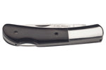Couteau pliant Herbertz 587 manche en bois 10cm avec mitre acier - Ebène