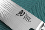 Couteau santoku japonais Kai Shun Classic White damas 33 couches 18cm