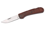 Couteau pliant Herbertz 569811 manche pakkawood strié 11,5cm + clip de poche