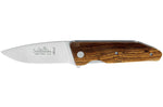 Couteau pliant artisanal Salamandra Hela manche bocote 11cm + étui