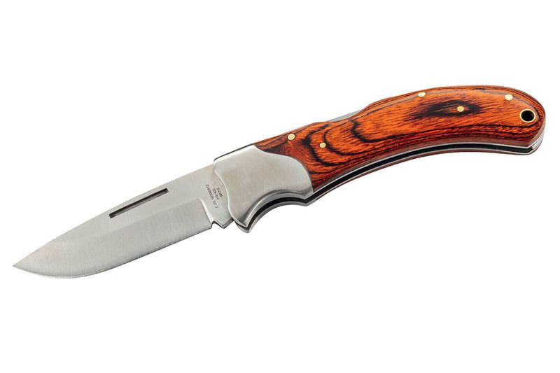 Couteau pliant Herbertz 591312 manche pakkawood orange 11,5cm