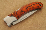 Couteau pliant Herbertz 591312 manche pakkawood orange 11,5cm