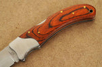 Couteau pliant Herbertz 591312 manche pakkawood orange 11,5cm