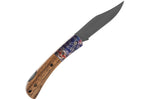 Couteau pliant Herbertz 595511 revêtement titane manche zebrawood à motif 11cm