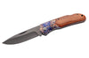 Couteau pliant Herbertz 595213 manche bois de cocobolo 12,5cm avec mitre en acier gravé