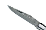 Couteau pliant Laguiole Herbertz 231712 lame damassée manche bois de cognassier 12cm + tire-bouchon