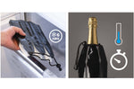 Rafraîchissoir à champagne Vacu Vin noir