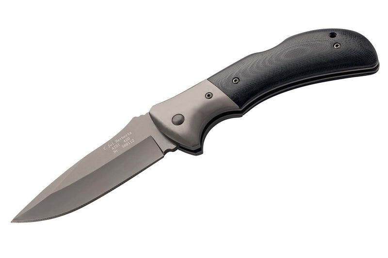 Couteau pliant Herbertz 588112 manche G10 mitre en titane 11,5cm