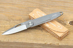 Couteau pliant Perceval Le T45 manche 10,5 cm tout inox