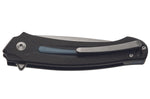 Couteau pliant MKM Arvenis By FOX Knives MK.FX01MGGY manche en G10 noir/Alu gris 12cm+ étui