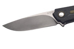 Couteau pliant MKM Arvenis By FOX Knives MK.FX01MGGR manche en G10 noir/Alu vert 12cm + étui