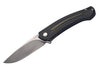 Couteau pliant MKM Arvenis By FOX Knives MK.FX01MGGR manche en G10 noir/Alu vert 12cm + étui