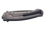 Couteau pliant MKM Arvenis By FOX Knives MK.FX01MCT manche en fibres de carbone/titanium 12cm + étui