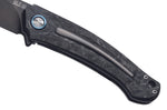Couteau pliant MKM Arvenis By FOX Knives MK.FX01MCT manche en fibres de carbone/titanium 12cm + étui