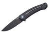 Couteau pliant MKM Arvenis By FOX Knives MK.FX01MCT manche en fibres de carbone/titanium 12cm + étui