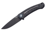 Couteau pliant MKM Arvenis By FOX Knives MK.FX01MCT manche en fibres de carbone/titanium 12cm + étui