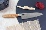 Couteau de chef japonais Shimomura Un-Ryu 17cm damas 33 couches