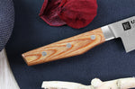 Couteau de chef japonais Shimomura Un-Ryu 17cm damas 33 couches
