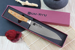 Couteau de chef japonais Shimomura Un-Ryu 17cm damas 33 couches
