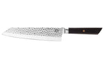 Couteau de chef kiritsuke Kotai lame martelée 20cm manche ébène avec fourreau