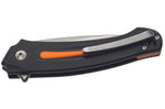 Couteau pliant MKM Arvenis By FOX knives MK.FX01MGOR manche G10 noir/Alu orange 12cm+ étui
