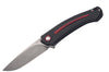 Couteau pliant MKM Arvenis By FOX Knives MK.FX01MGRE manche en G10 noir/Alu rouge 12cm+ étui